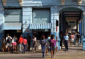 Rua de Havana. / ALEJANDRO ERNESTO (EFE)