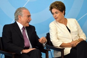 Dilma afirmou que espera “integral confiança” do vice Michel Temer (Foto: ABr)