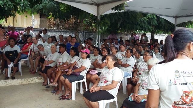 Cerca de 200 mulheres participaram das homenagens preparadas pelas Secretarias de Ação Social e Saúde de Marcação