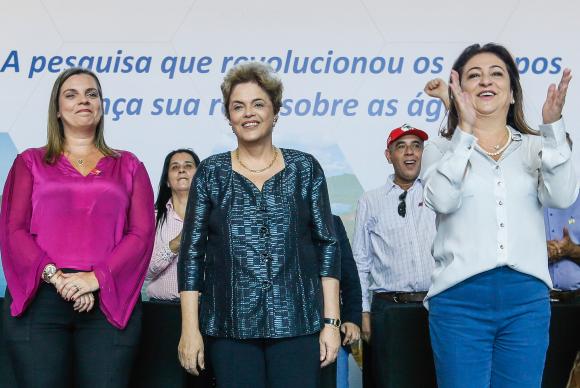 Palmas - Presidenta Dilma Rousseff durante inauguração da sede da Embrapa Pesca e Aquicultura