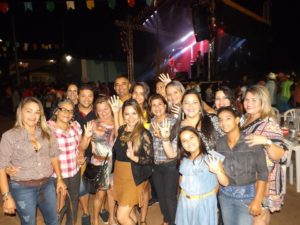 Eunice prestigiou festividades na comunidade de João Pereira