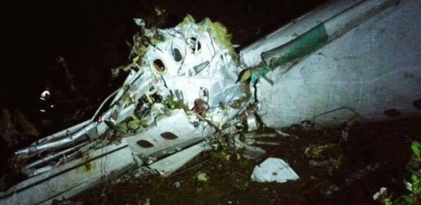 Primeiras imagens do avião da Chapecoense que se acidentou na Colômbia