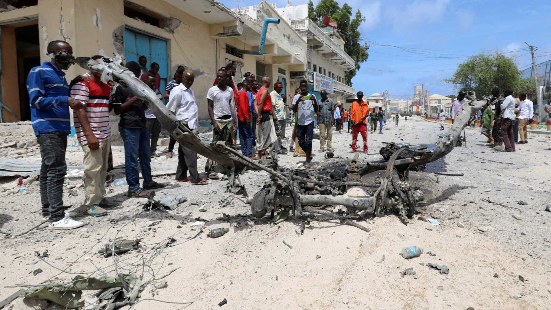 Resultado de imagem para Ataques a bomba perto da residÃªncia do presidente da SomÃ¡lia